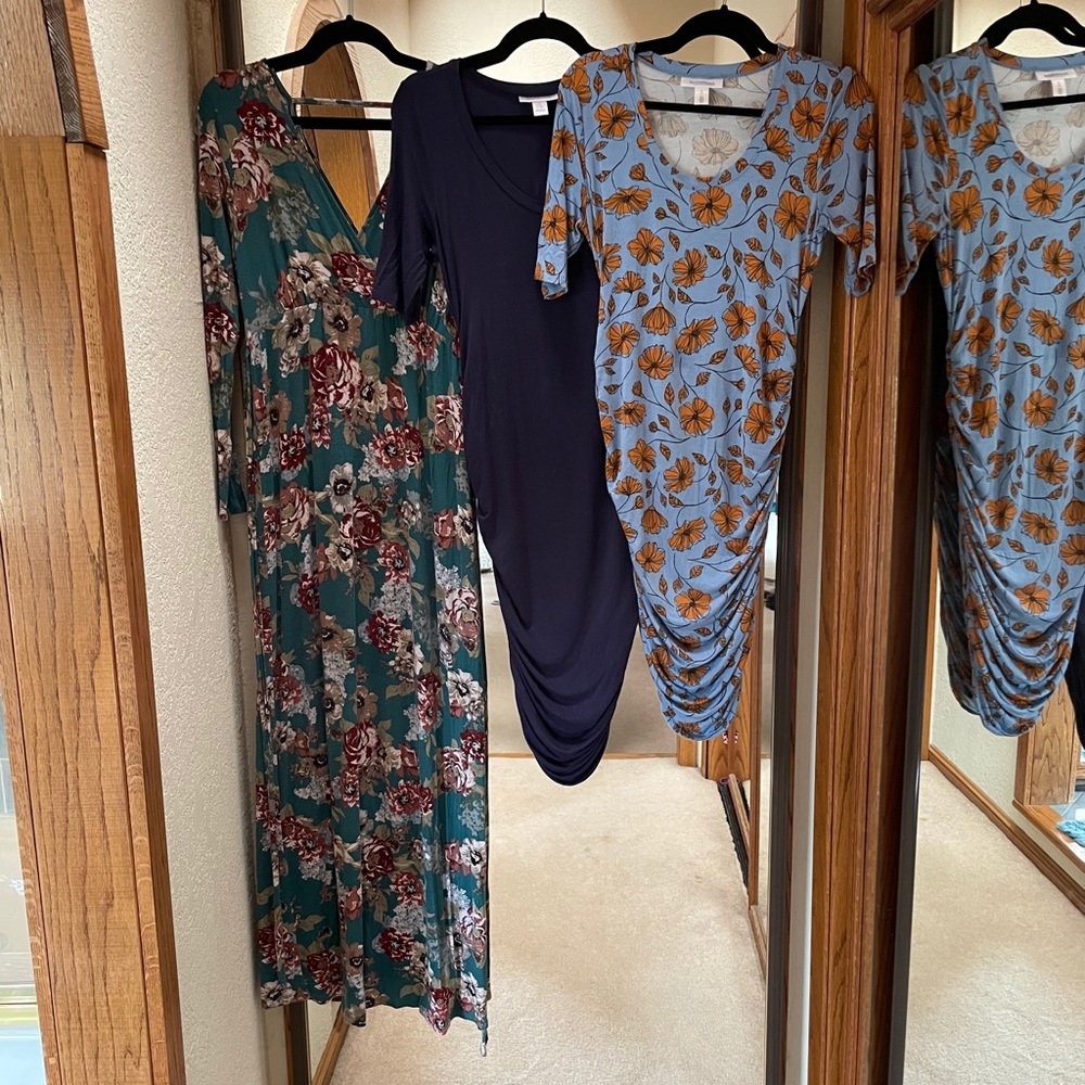 Lot of maternity dresses